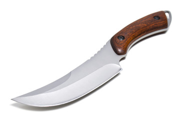 Obraz premium hunting knife on a white background