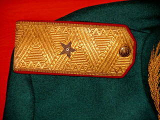 Shoulder strap of soviet general