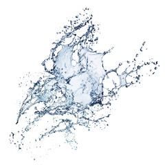 water splash isolated on white background