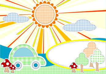 Obraz premium Greeting card
