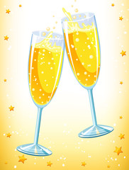 Champagne glasses