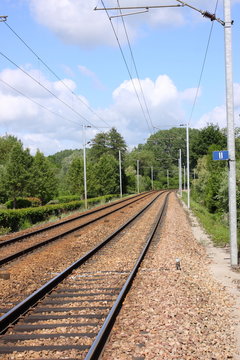 voie ferr&eacute;e, ligne de chemin de fer