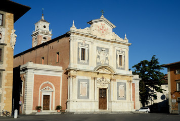 Fototapeta na wymiar Church of San Stefano dei Cavalieri, Pisa, Italy