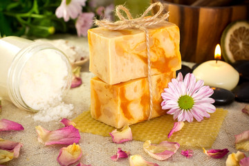Handmade soap.