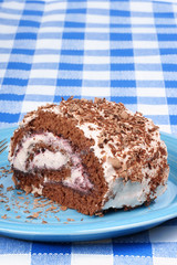Chocolate swiss roll