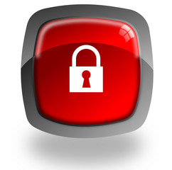 Security glossy icon