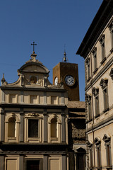 Fototapeta na wymiar Piazza Ippolito Boso, Orvieto, Umbria,