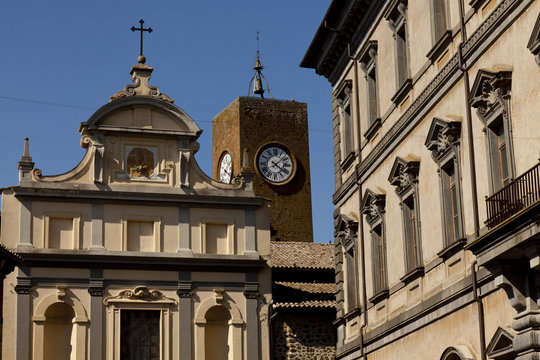 Piazza Ippolito Scalza; Orvieto; Umbria;