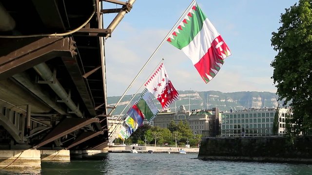 Banderas en el puente, Ginebra