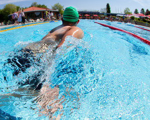Schwimmer im Wettkampf