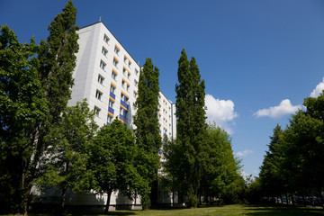 Fototapeta na wymiar Prefab - Mieszkanie - Berlin