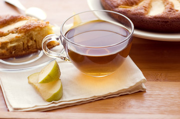 Tea and apple pie