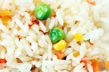 rice with peas