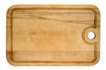 Used wooden cutting board