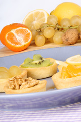 Assorted mini fruit tarts