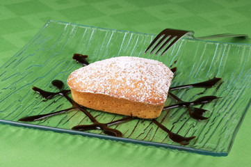 Small heart-shaped cake