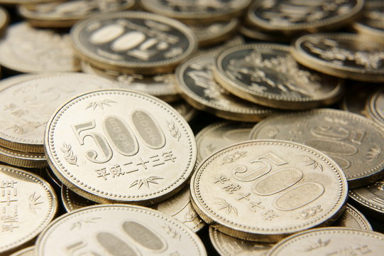 日本通貨５００円硬貨