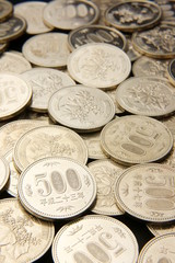 日本通貨５００円玉