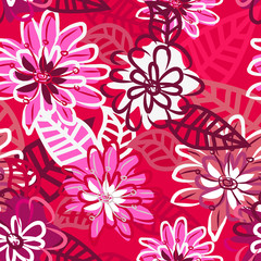 Abstract floral background
