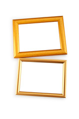 Picture frame isolated on the white background