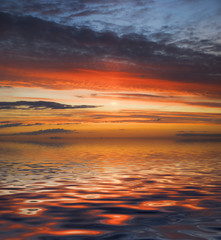 Fototapeta na wymiar Sea Landscape. sunset