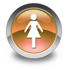 Orange Glossy Pictogram 