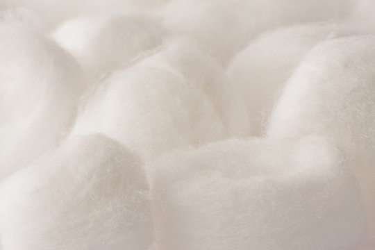 Cotton Ball Texture Pattern In Group Surface Faded Out