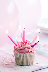 Birthday cupcake