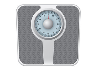Bathroom scale vector