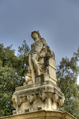 Fototapeta na wymiar HDR statue