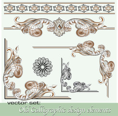 Vintage design elements 5
