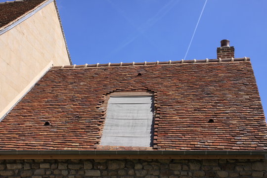 r&eacute;novation d'un toit en tuiles