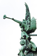 Angel with Trumpet at the Berliner Dom (Cathedral), Berlin, Germ