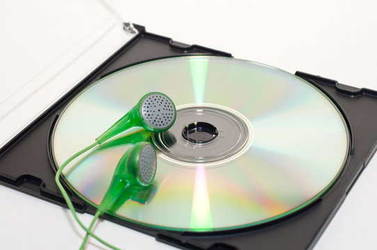 Kopfh&ouml;rer auf CD in H&uuml;lle