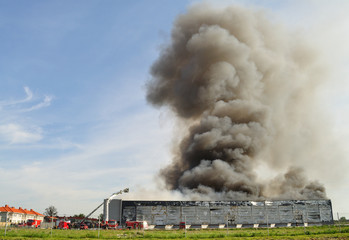 Warehouse fire