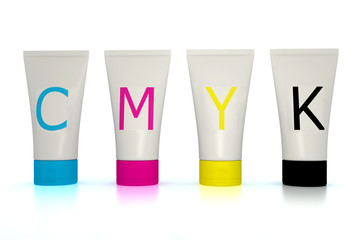 cmyk in cream tube
