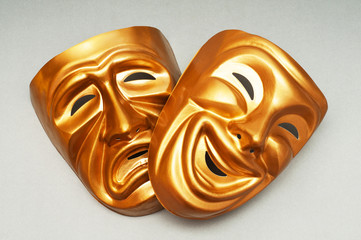 Masks with the theatre concept