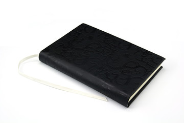 black book isolated on white background