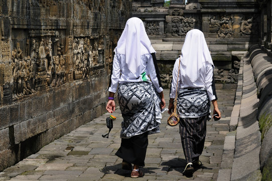 Indonesia, Java. Borobodur
