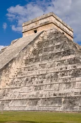 Poster Chichen Itza Mayan Temple in Mexico © bbourdages