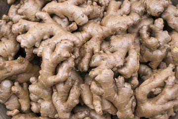 fresh ginger, Indian bazaar