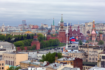 Fototapeta na wymiar Panorama Moskwy.
