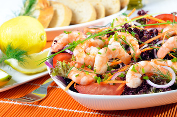 Leckere mediterrane Salatvorspeise