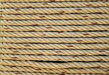 Detail look of ropes texture