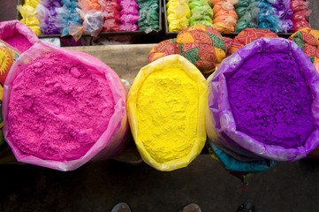 bright Indian colors, Jaipur, Rajasthan, India