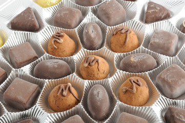 Chocolate Sweets in Box