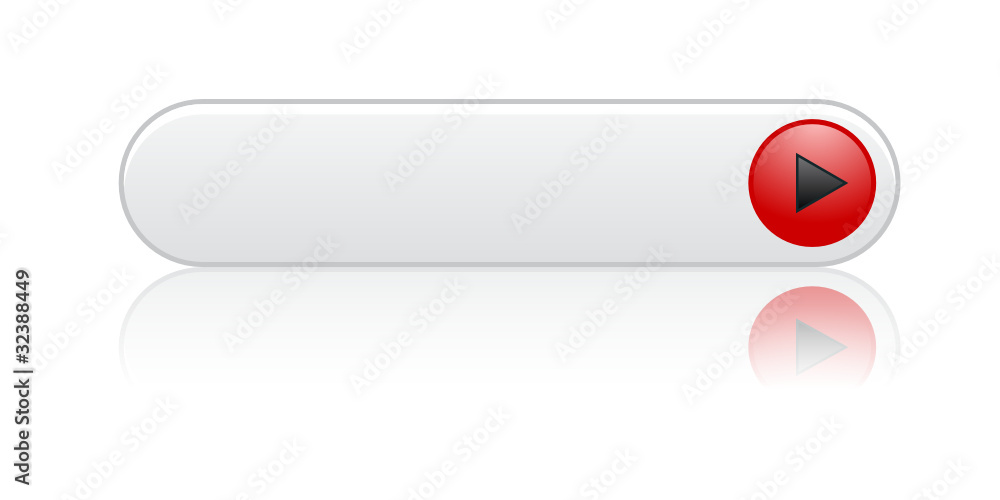 Poster web button (template internet gel glassy shiny click here red)