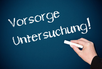 Vorsorge Untersuchung oder Vorsorgeuntersuchung