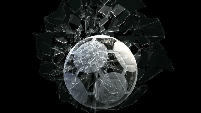 Soccer ball breaking window