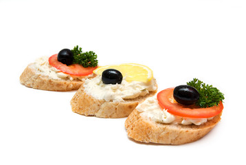 mini sandwiches